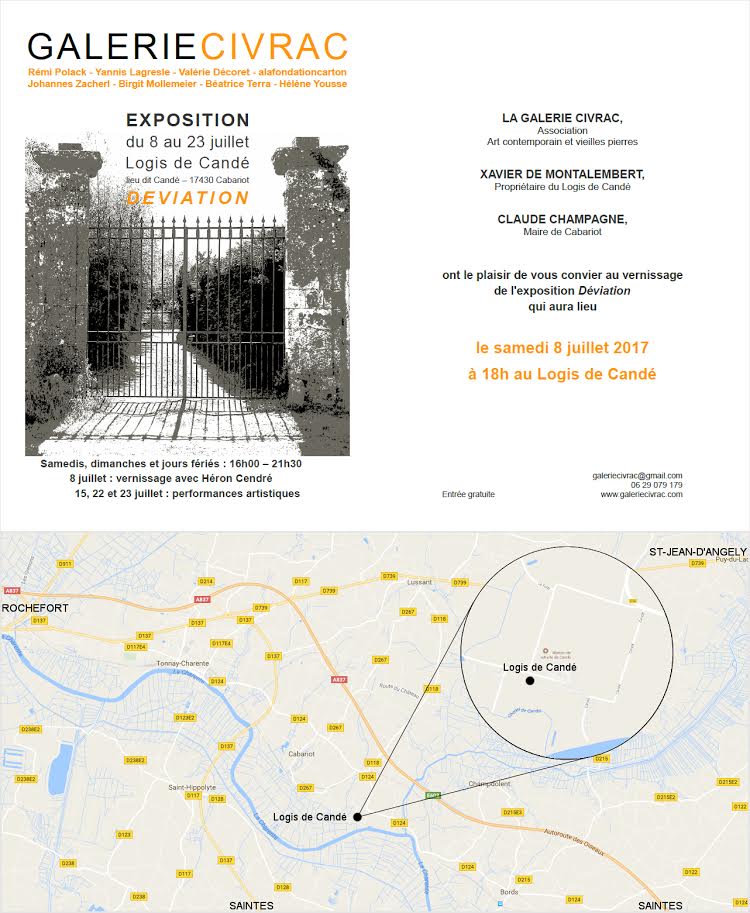exposition artistes galerie civrac