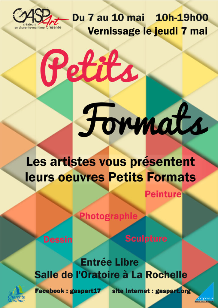 Petits formats asso gaspart artistes et créateurs en Charente-Maritime